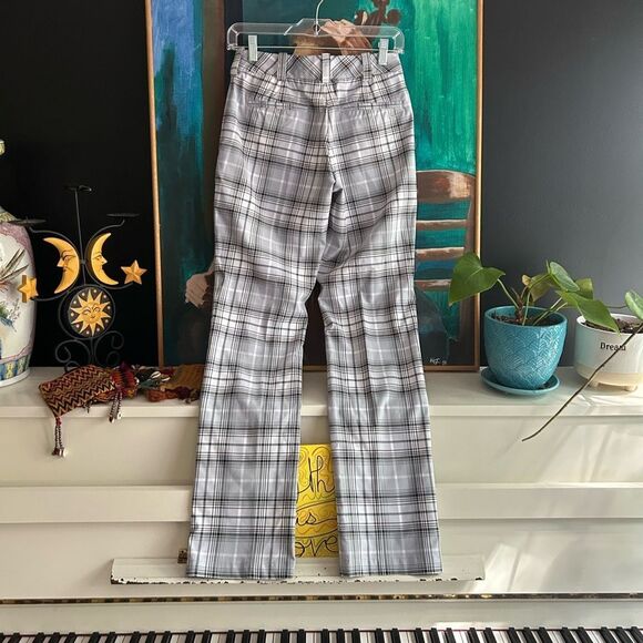 Nike Golf Tour Performance Dri-Fit Gray Plaid Straight Leg Pants 0 - Picture 6 of 15